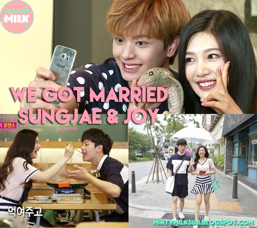 we got married joy sungjae